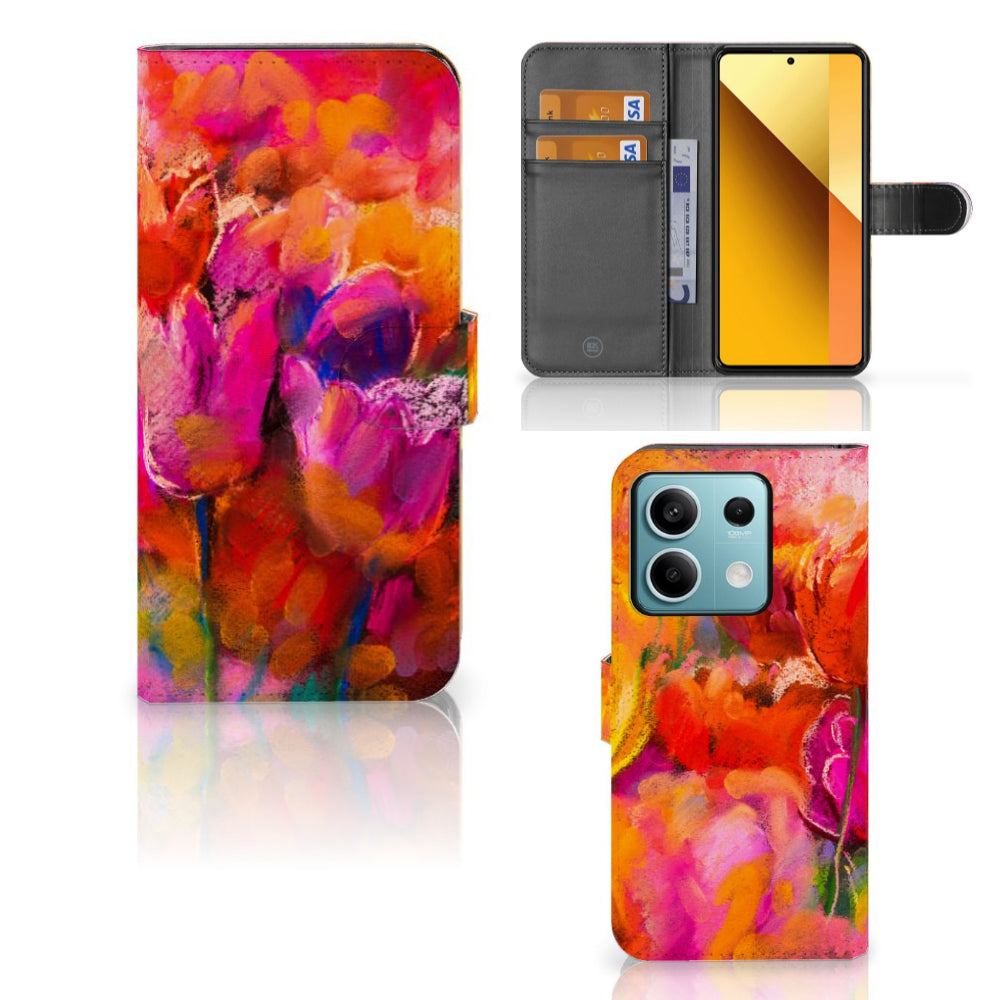 Hoesje Xiaomi Redmi Note 13 5G Tulips