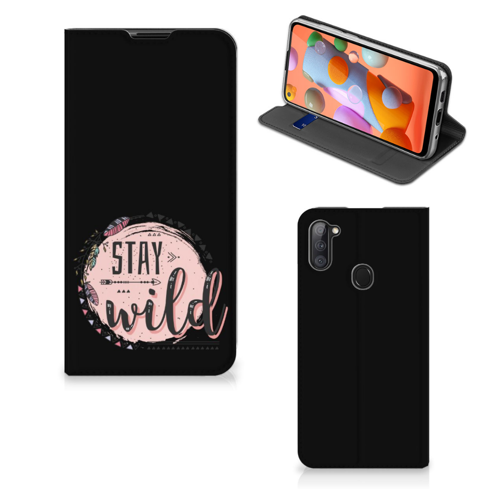 Samsung Galaxy M11 | A11 Magnet Case Boho Stay Wild - B2C Telecom