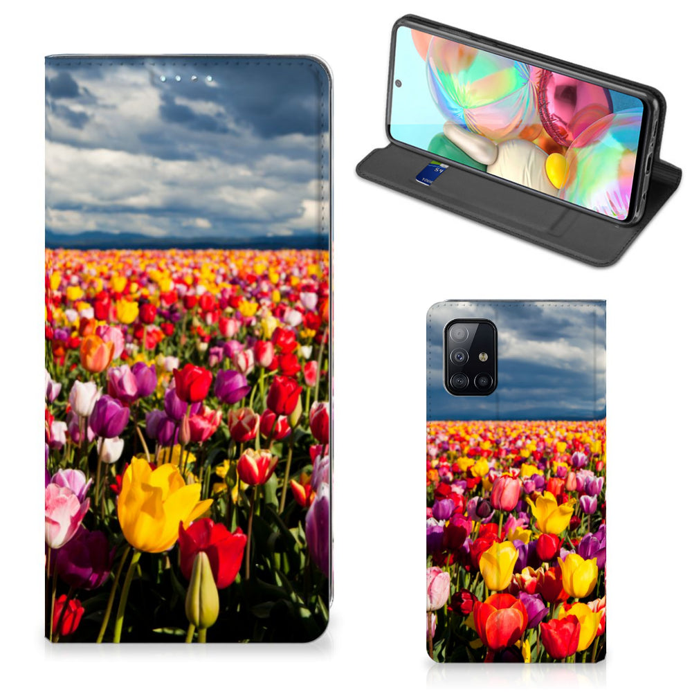 Samsung Galaxy A71 Smart Cover Tulpen