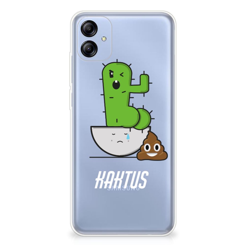 Samsung Galaxy A04e Telefoonhoesje met Naam Cactus Poo B2C Telecom