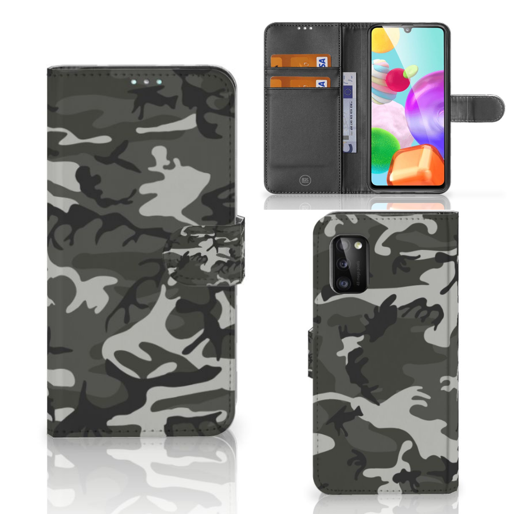 Samsung Galaxy A41 Telefoon Hoesje Army Light
