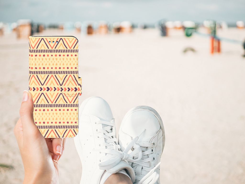 Samsung Galaxy S9 Telefoon Hoesje Aztec Yellow