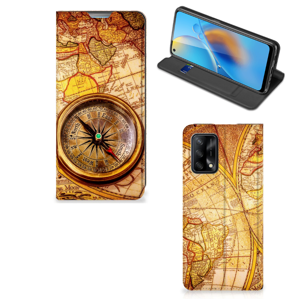 OPPO A74 4G Book Cover Kompas - B2C Telecom