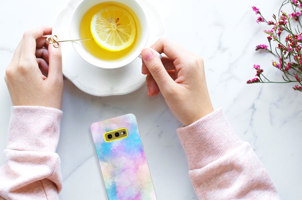 Hoesje maken Samsung Galaxy S10e Watercolor Light