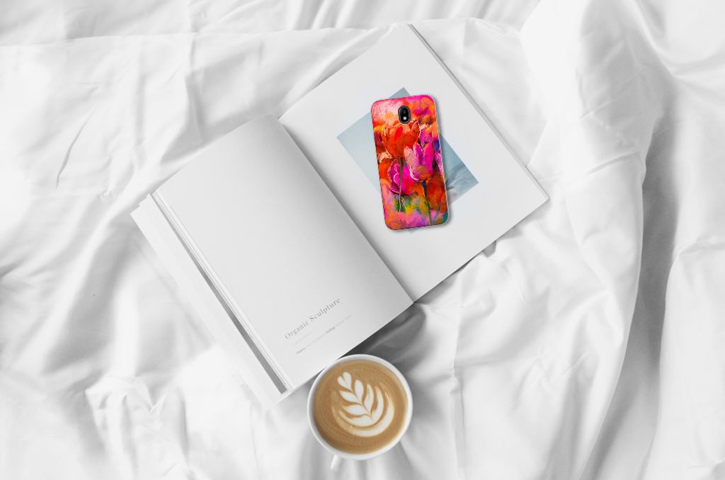 Hoesje maken Samsung Galaxy J7 2017 | J7 Pro Tulips