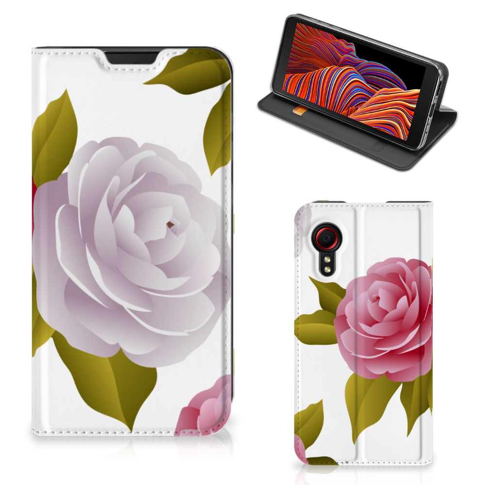 Samsung Galaxy Xcover 5 Smart Cover Roses - B2C Telecom