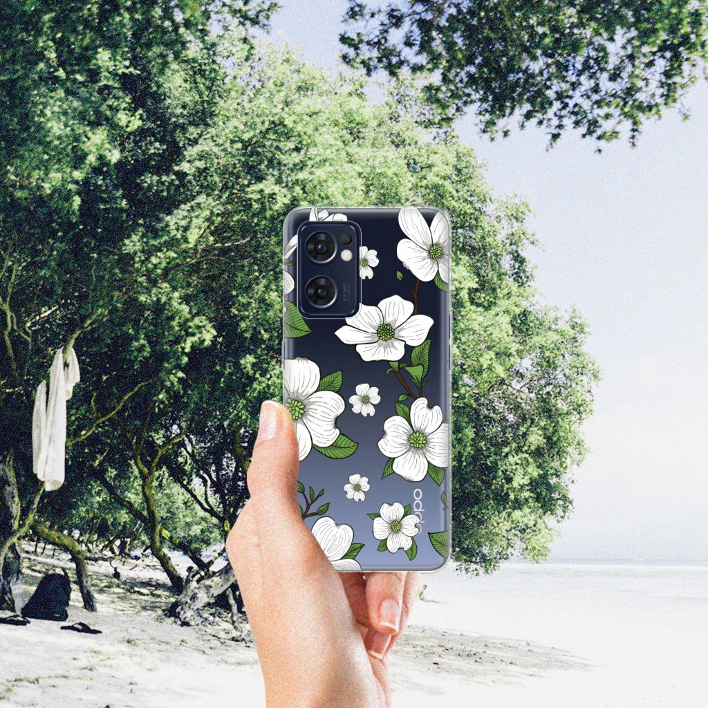 OPPO Reno 7 5G | Find X5 Lite TPU Case Dogwood Flowers B2C Telecom