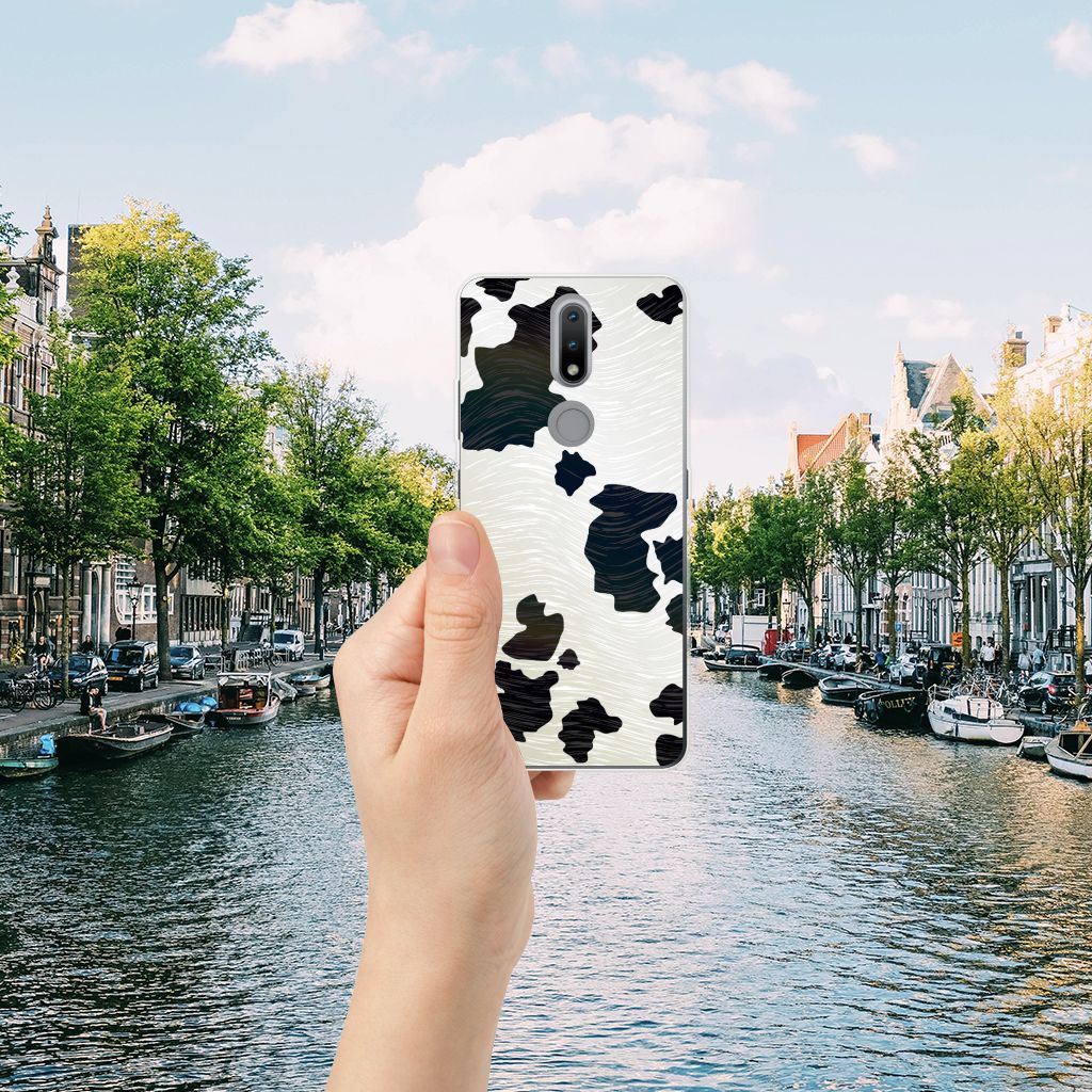Nokia 2.4 TPU Hoesje Koeienvlekken B2C Telecom