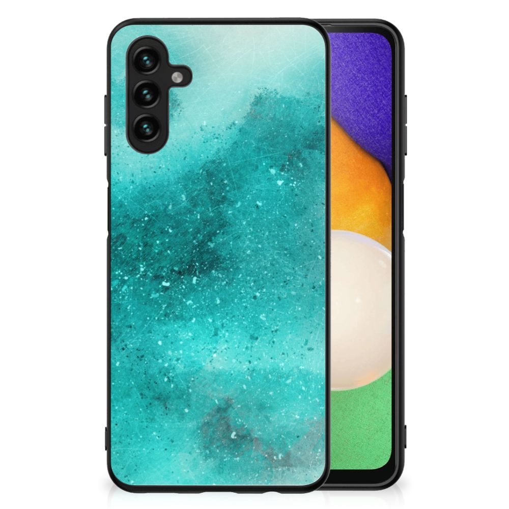 Kleurrijke Telefoonhoesje Samsung Galaxy A13 5G | A04s Painting Blue