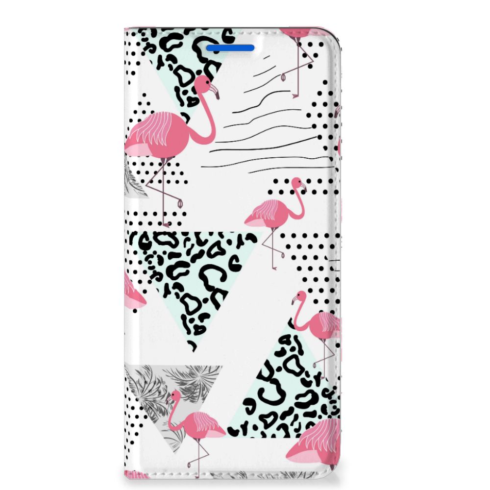 OPPO Reno6 5G Hoesje maken Flamingo Triangle - B2C Telecom