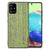 Samsung Galaxy A71 Houten Print Telefoonhoesje Green Wood