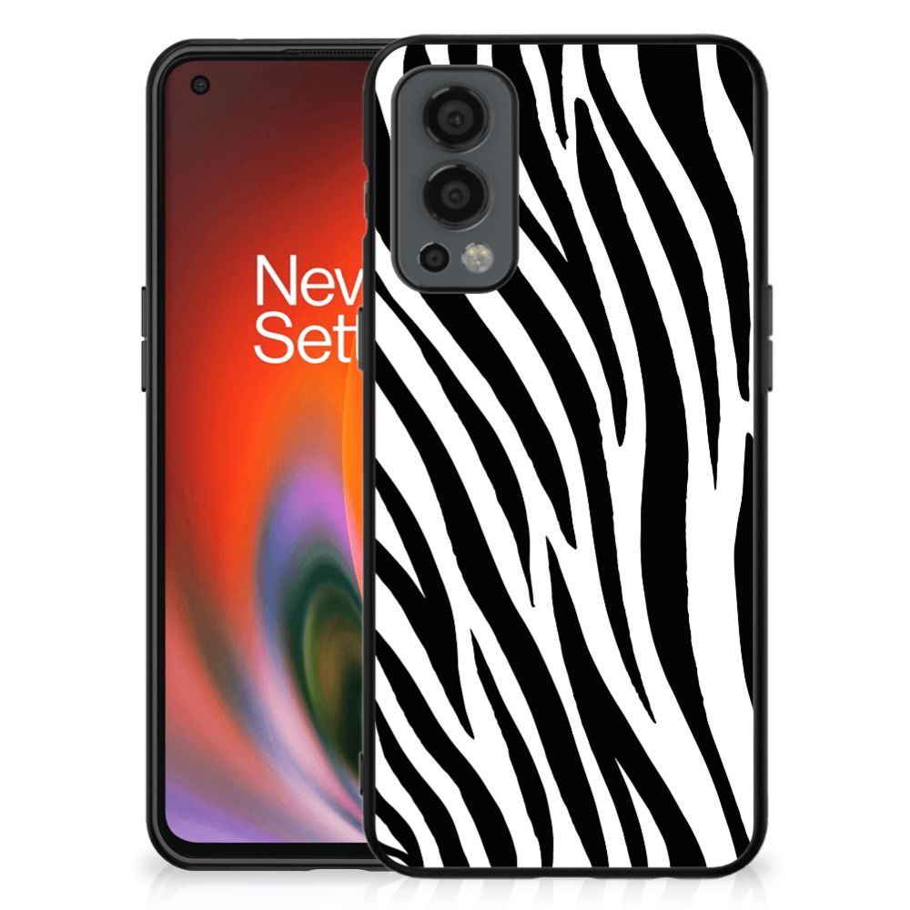 OnePlus Nord 2 Dierenprint Telefoonhoesje Zebra