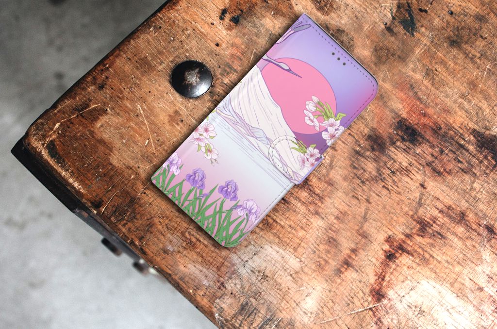Samsung Galaxy S21 Plus Telefoonhoesje met Pasjes Bird Flying