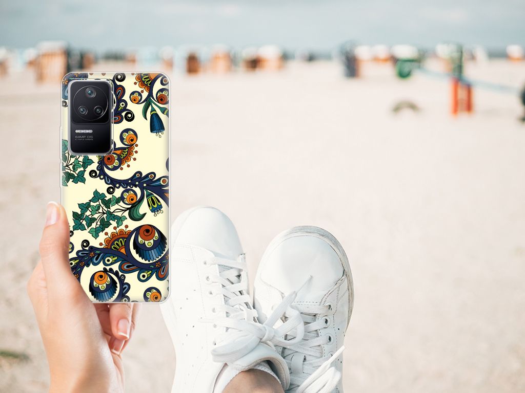 Siliconen Hoesje Xiaomi Poco F4 Barok Flower B2C Telecom