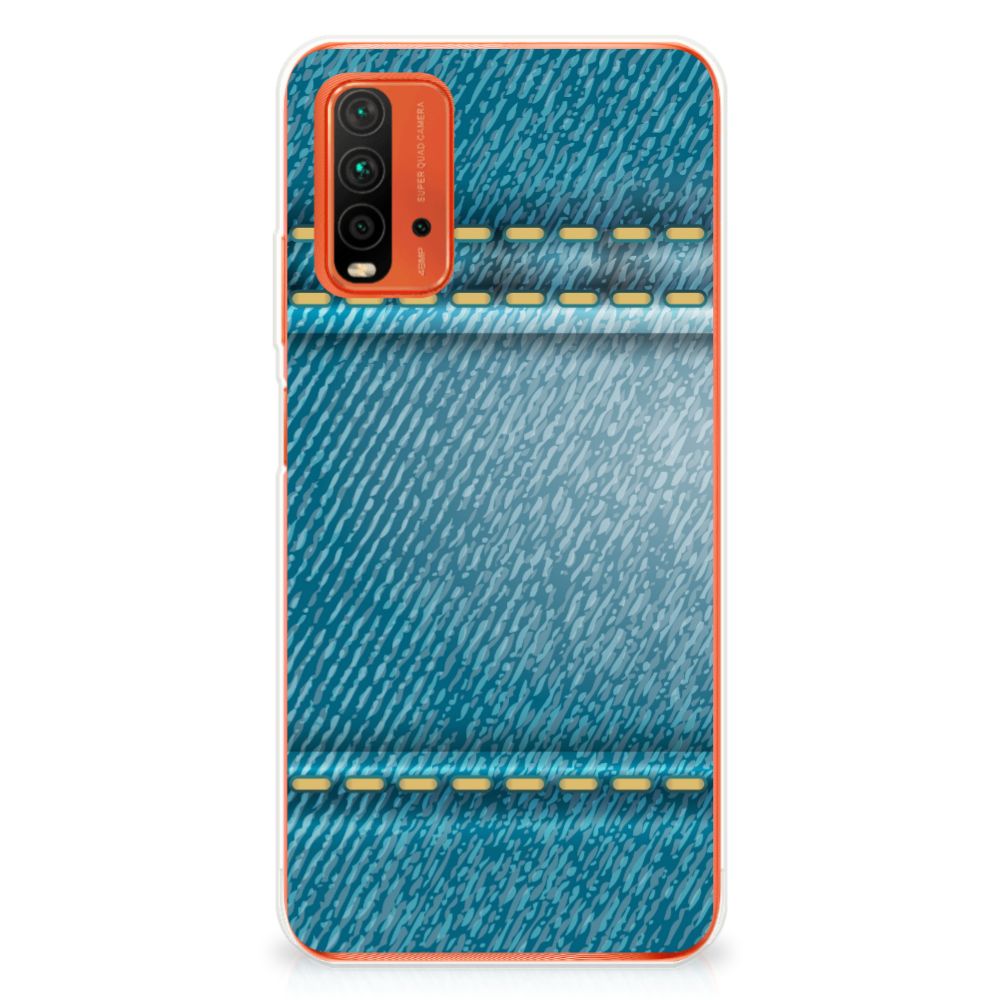 Xiaomi Poco M3 Silicone Back Cover Jeans
