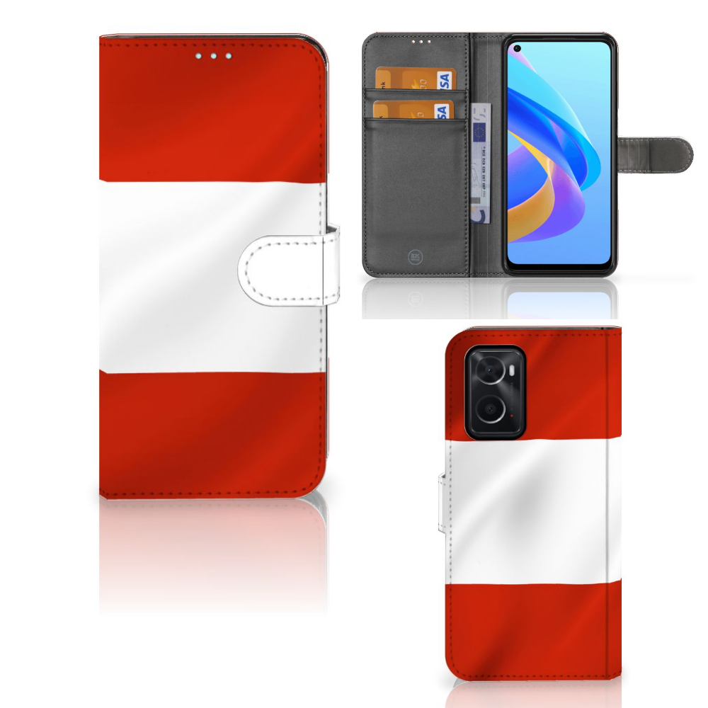OPPO A76 | A96 Bookstyle Case Oostenrijk