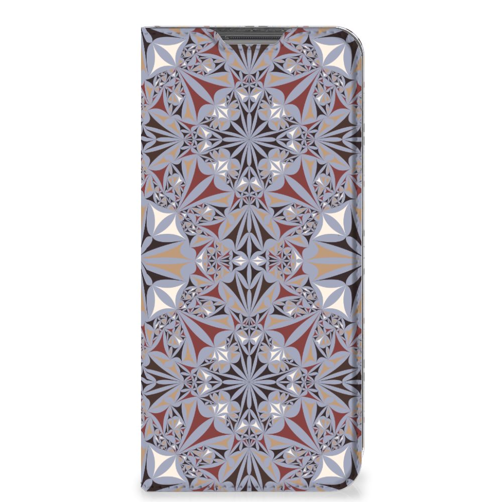 OPPO A96 | A76 Standcase Flower Tiles - B2C Telecom