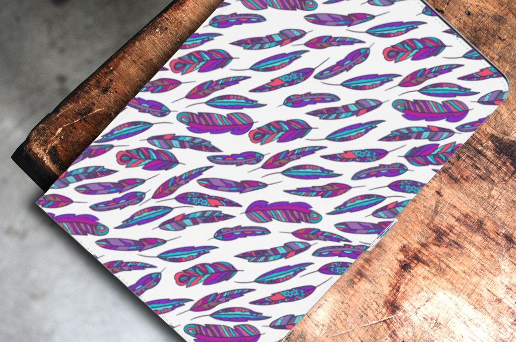 Samsung Galaxy Tab S7 FE | S7+ | S8+ Tablet Hoes Feathers Color