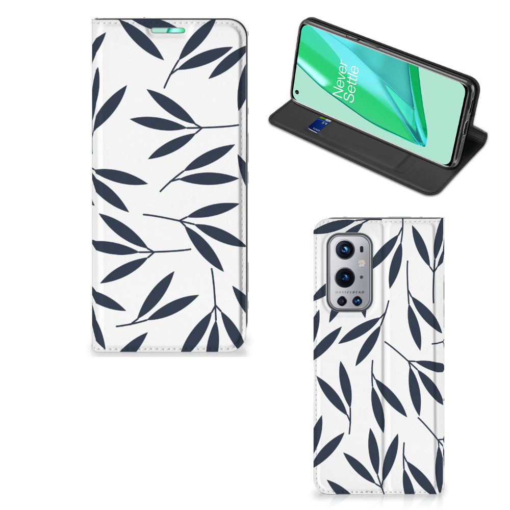 OnePlus 9 Pro Smart Cover Leaves Blue - B2C Telecom