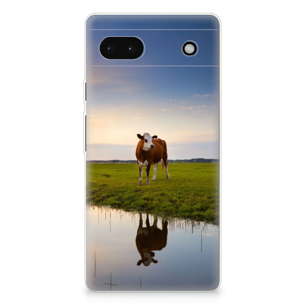 Google Pixel 6A TPU Hoesje Koe