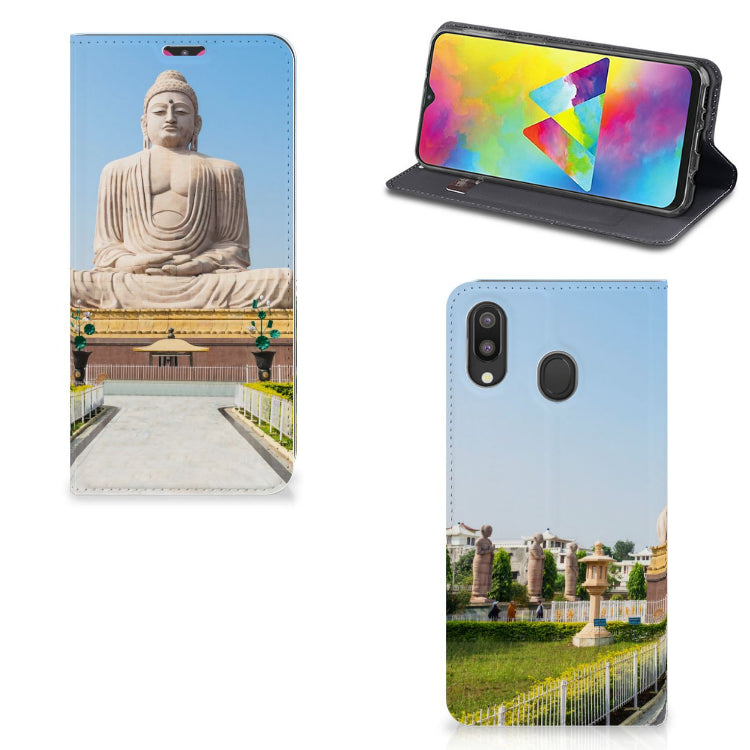 Samsung Galaxy M20 Book Cover Boeddha