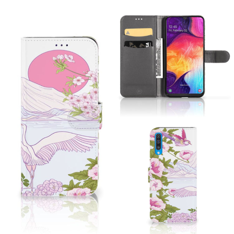 Samsung Galaxy A50 Telefoonhoesje met Pasjes Bird Standing