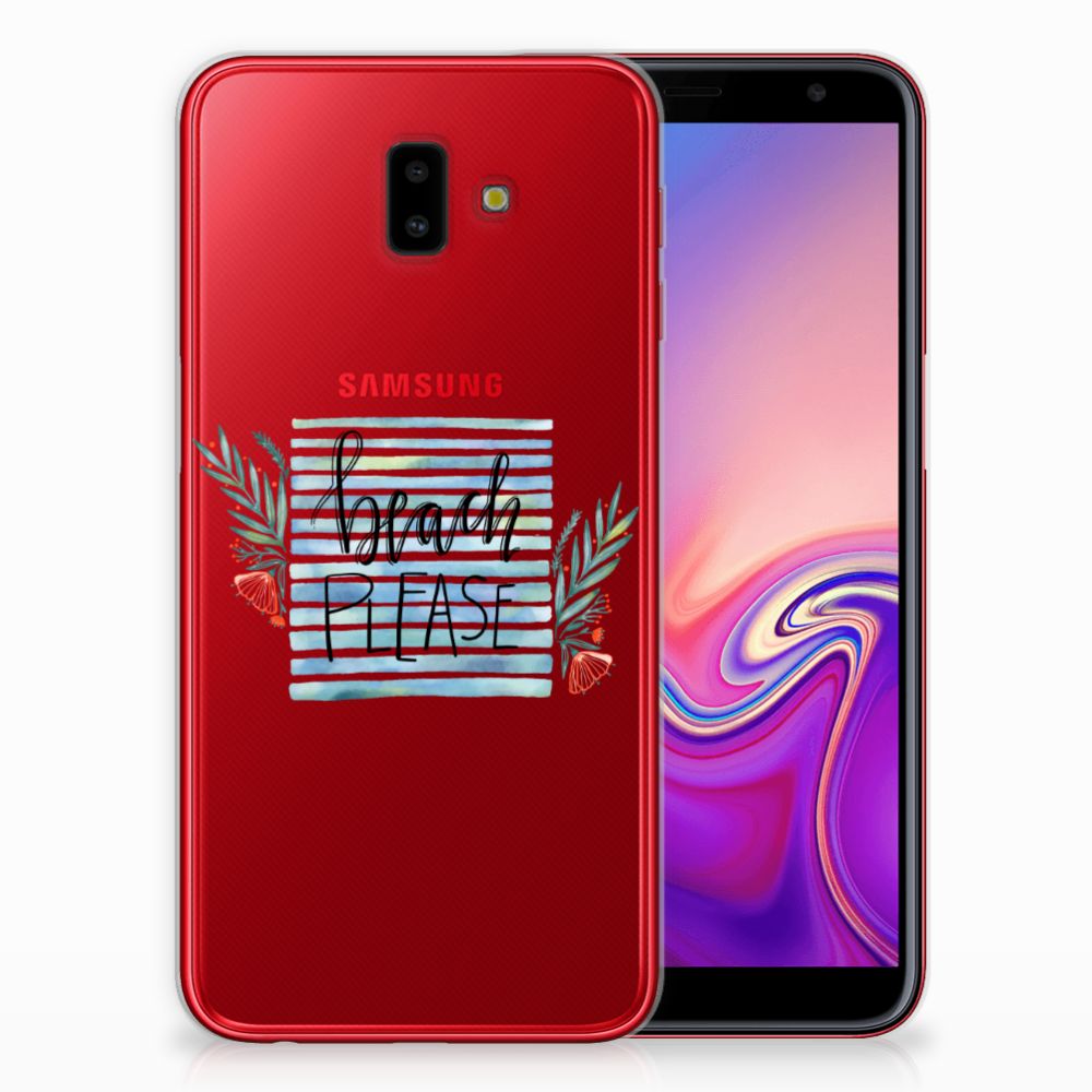 Samsung Galaxy J6 Plus (2018) Telefoonhoesje met Naam Boho Beach