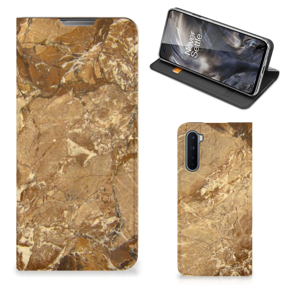 OnePlus Nord Standcase Marmer Creme