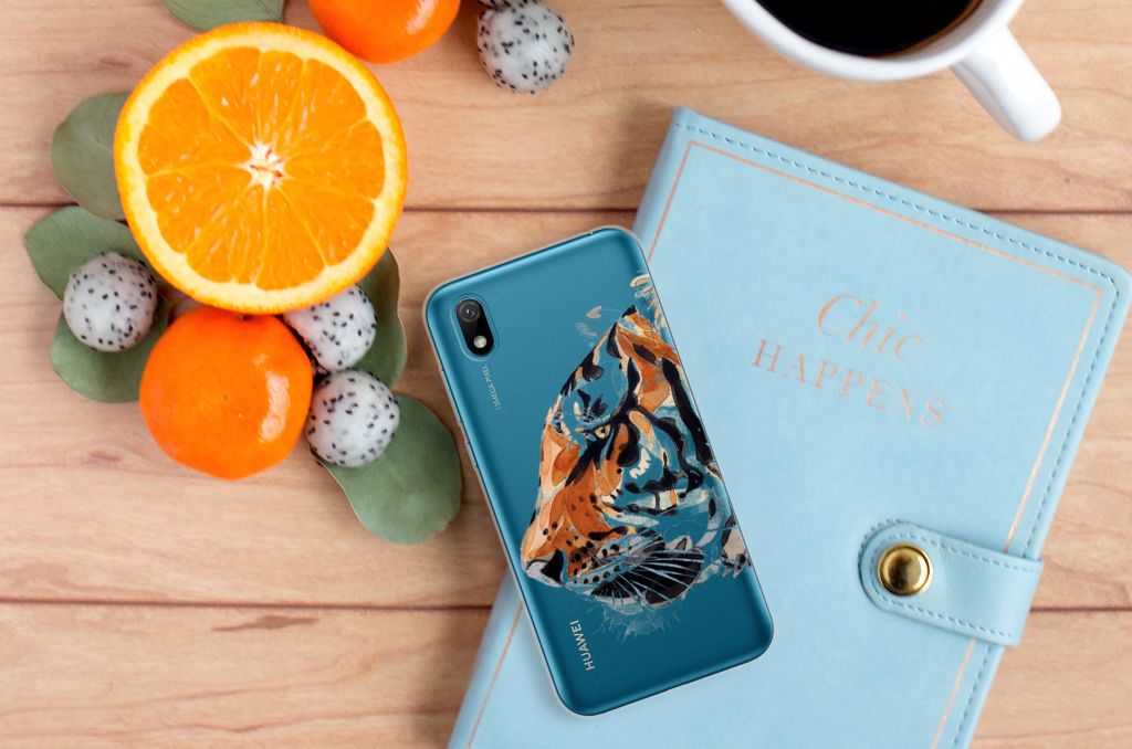 Hoesje maken Huawei Y5 (2019) Watercolor Tiger