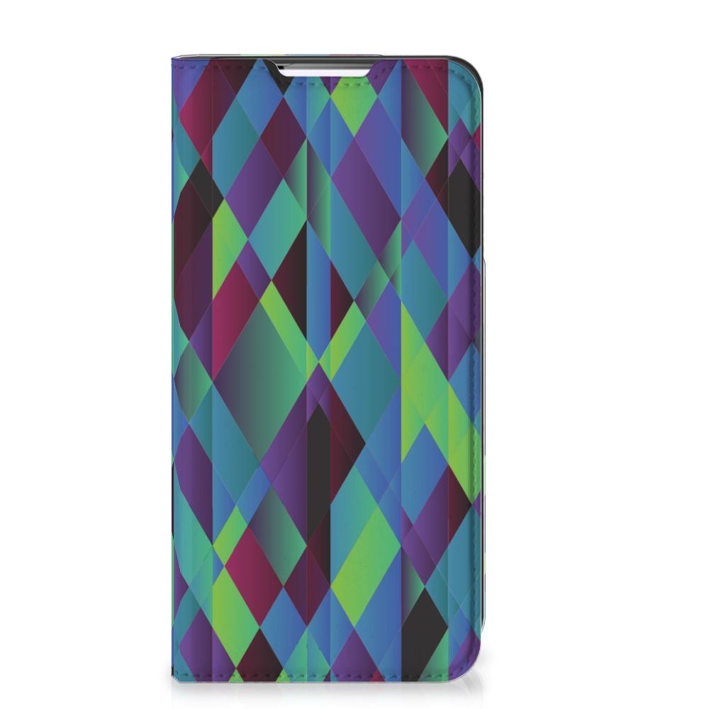 Samsung Galaxy S22 Plus Stand Case Abstract Green Blue - B2C Telecom