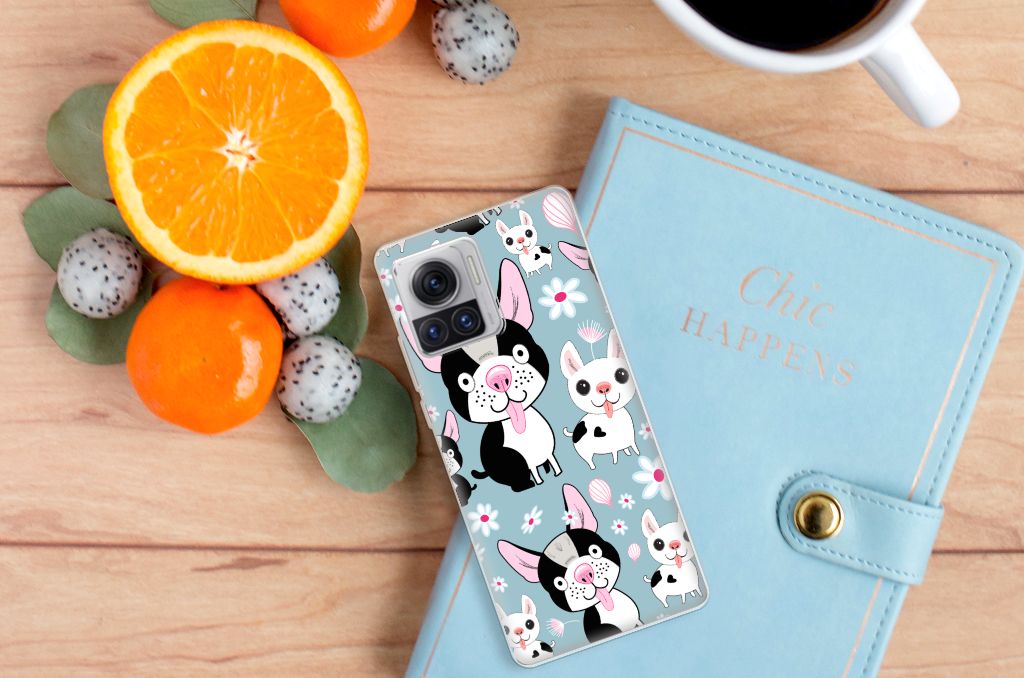Motorola Moto X30 Pro TPU Hoesje Hondjes