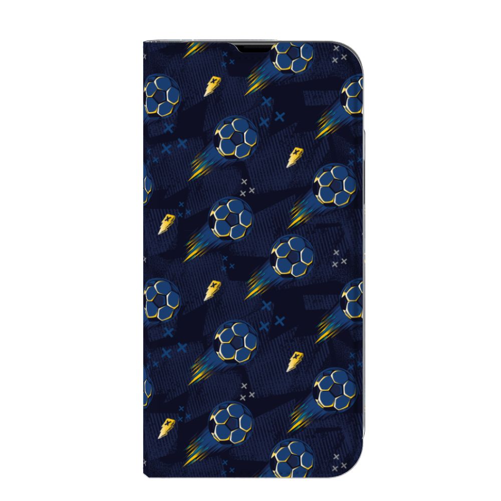 Hoesje met Magneet voor iPhone 13 Pro Max Voetbal met dynamisch voetbalpatroon ⚽️