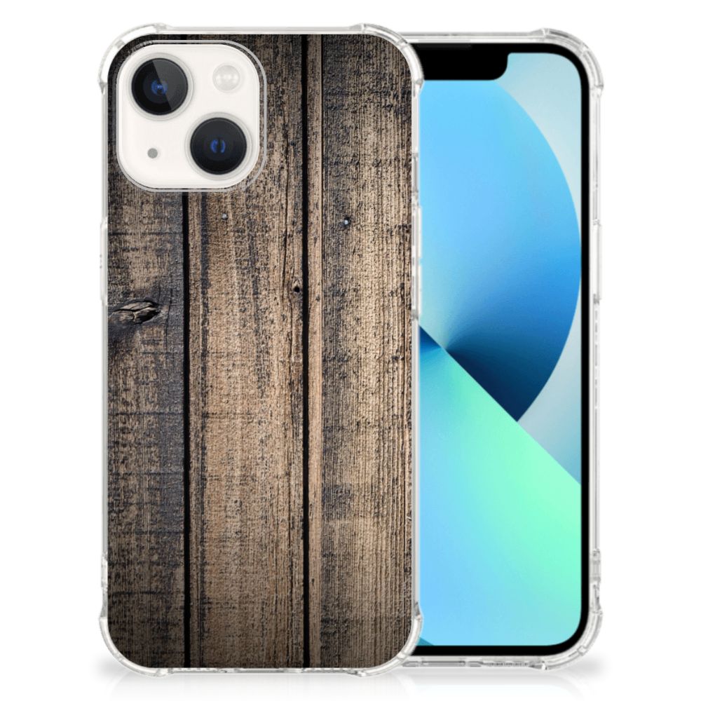 iPhone 13 Stevig Telefoonhoesje Steigerhout B2C Telecom
