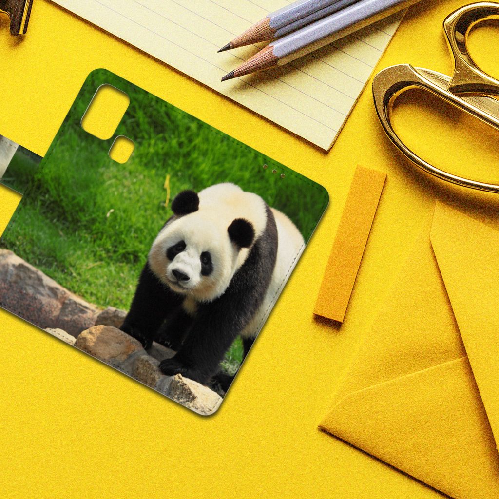 Samsung Galaxy M31 Telefoonhoesje met Pasjes Panda