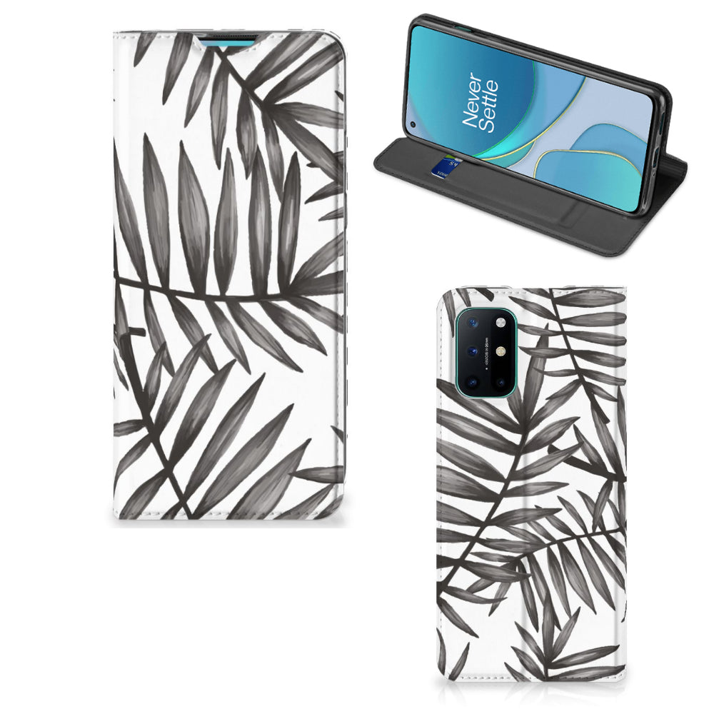 OnePlus 8T Smart Cover Leaves Grey