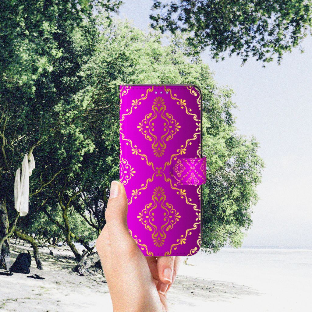 Wallet Case Motorola Moto G31 | G41 Barok Roze