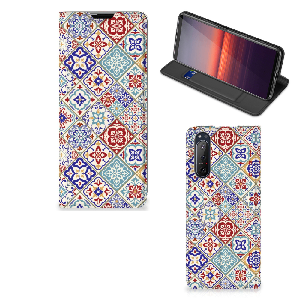 Sony Xperia 5 II Standcase Tiles Color - B2C Telecom