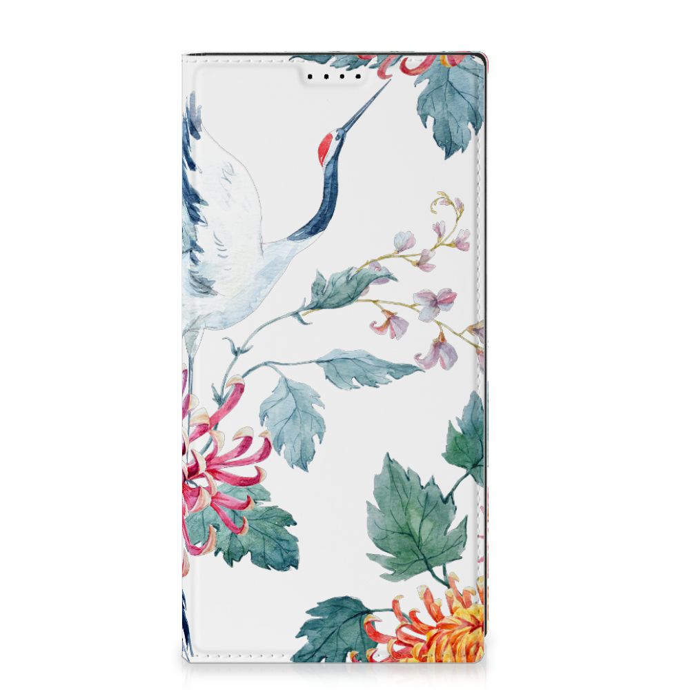 Samsung Galaxy S23 Ultra Hoesje maken Bird Flowers - B2C Telecom