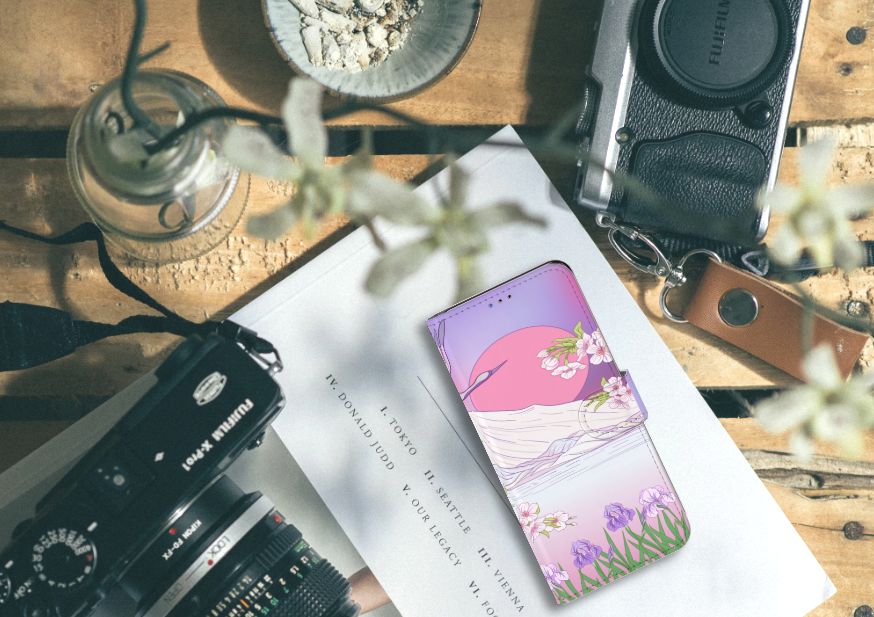 Samsung Galaxy A20s Telefoonhoesje met Pasjes Bird Flying