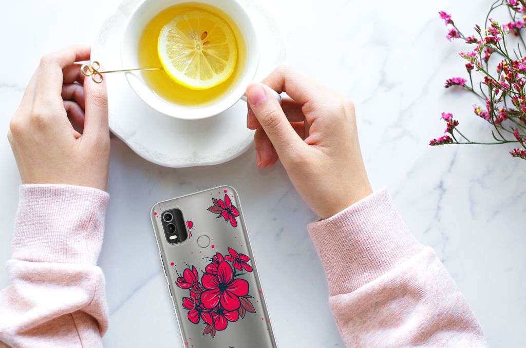 Nokia C21 Plus TPU Case Blossom Red B2C Telecom