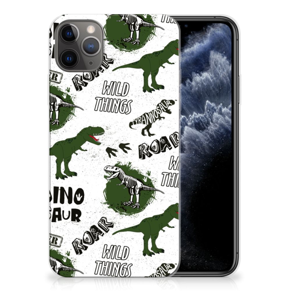 TPU Hoesje voor Apple iPhone 11 Pro Max Dinosaurus