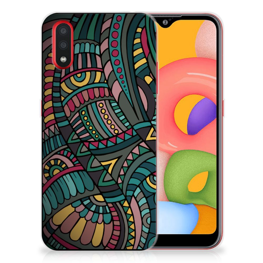 Samsung Galaxy A01 TPU bumper Aztec