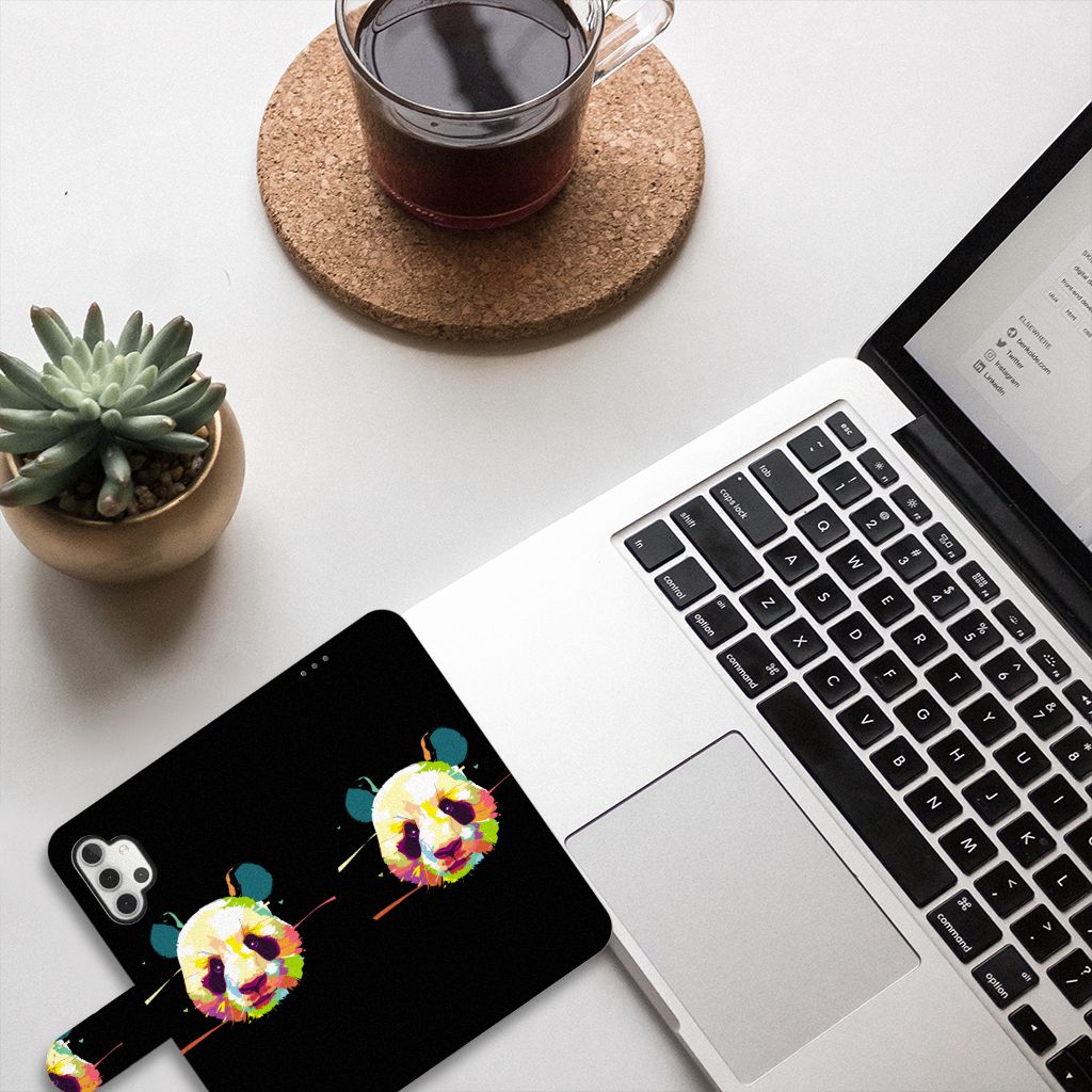 Samsung Galaxy A32 5G Leuk Hoesje Panda Color