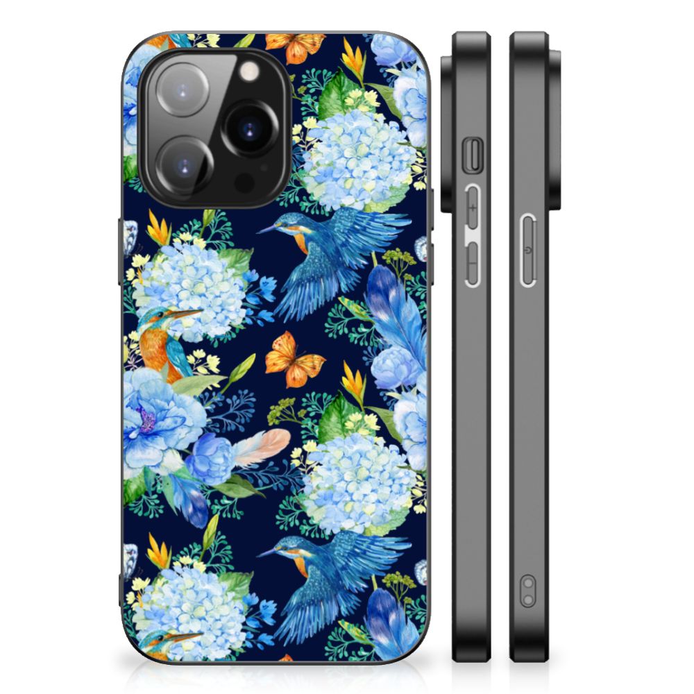 Dierenprint Telefoonhoesje voor iPhone 14 Pro Max IJsvogel