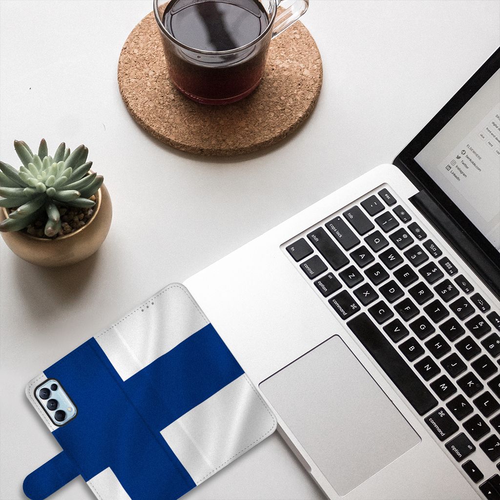 OPPO Find X3 Lite Bookstyle Case Finland