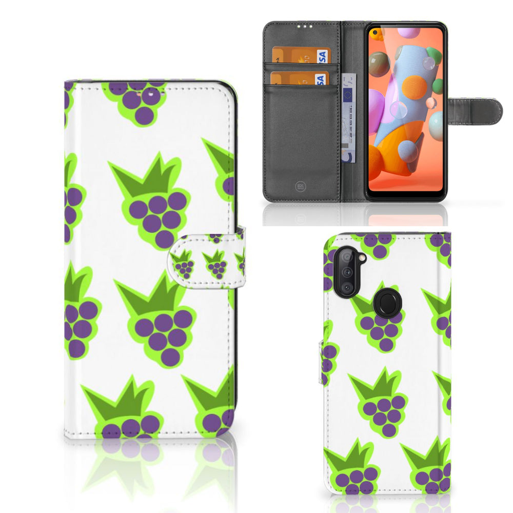 Samsung Galaxy M11 | A11 Book Cover Druiven