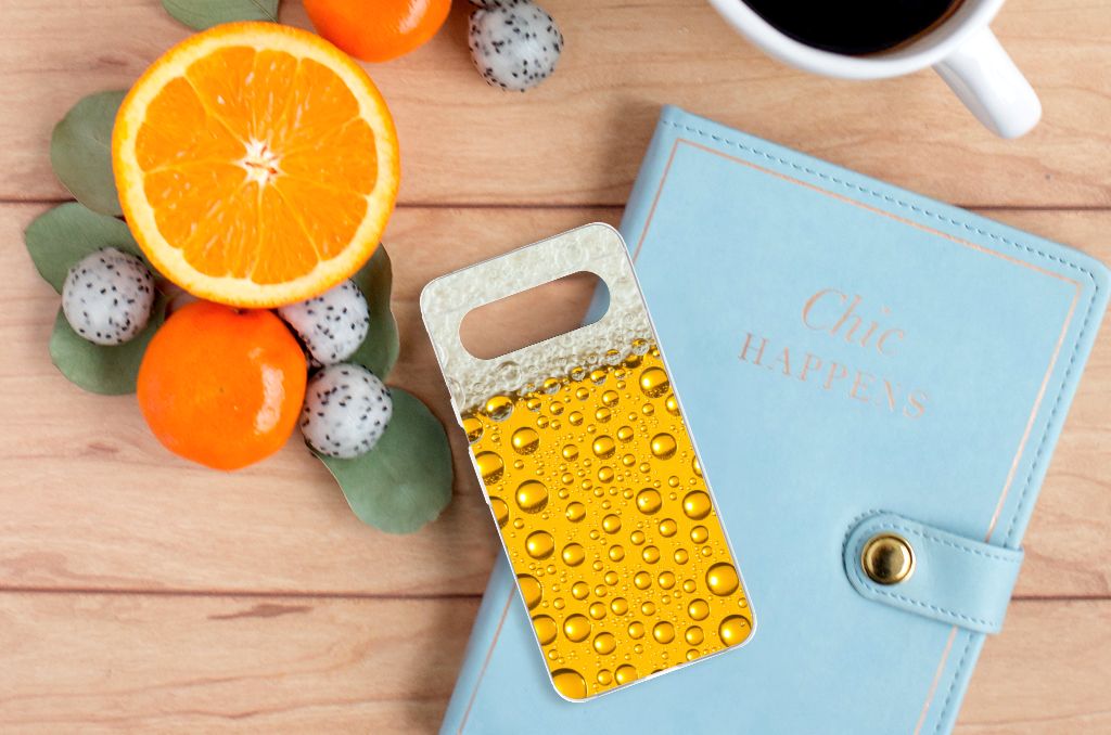 Google Pixel 8 Siliconen Case Bier