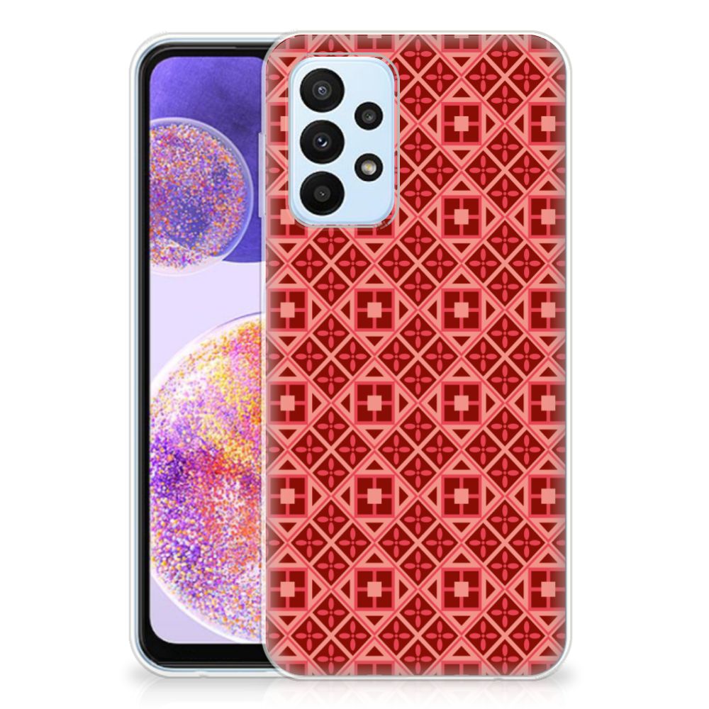 Samsung Galaxy A23 TPU bumper Batik Rood B2C Telecom