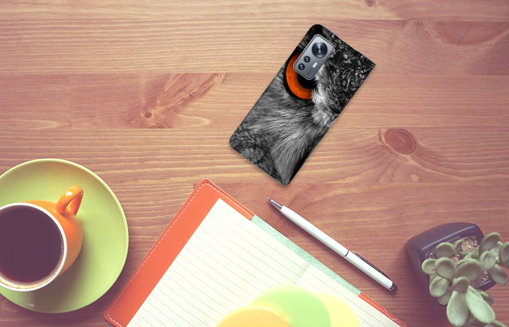 Xiaomi 12 | 12X Hoesje maken Uil - B2C Telecom