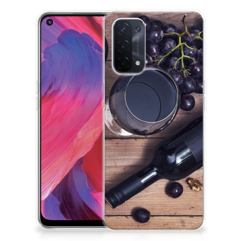 OPPO A93 5G Siliconen Case Wijn